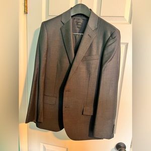 J.Crew Ludlow Slim 3 Piece suit Italian Worsted Wool Dark Navy 42S L 34x30